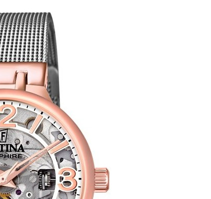 Festina Automatic Skeleton Sapphire F20581/1 - zegarek damski 5