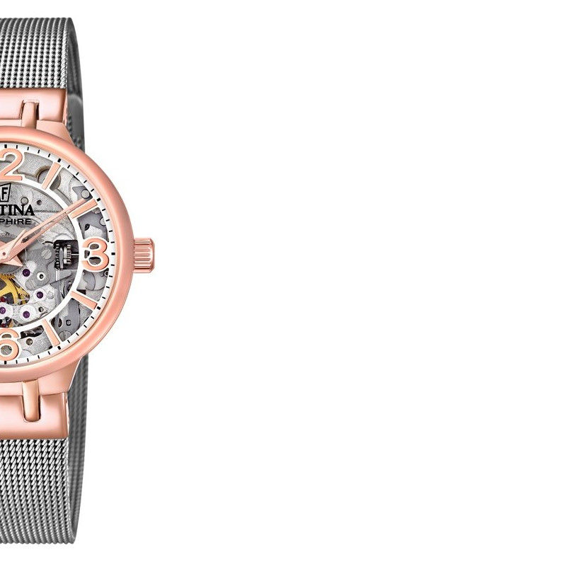 Festina Automatic Skeleton Sapphire F20581/1 - zegarek damski 6