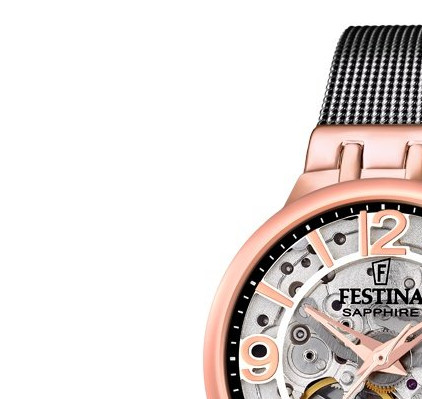 Festina Automatic Skeleton Sapphire F20581/3 - zegarek damski 4