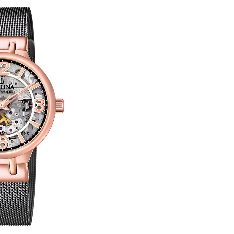 Festina Automatic Skeleton Sapphire F20581/3 - zegarek damski 6