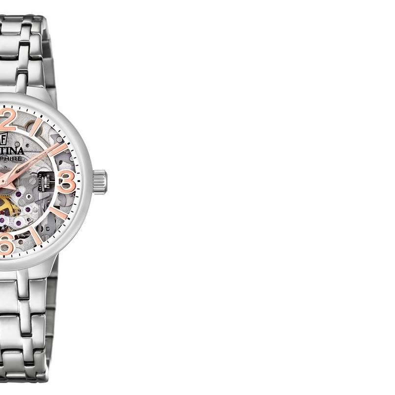Festina Automatic Skeleton Sapphire F20614/1 - zegarek damski 6
