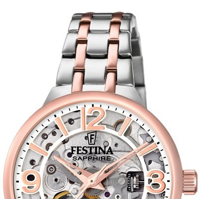Festina Automatic Skeleton Sapphire F20615/1 - zegarek damski 3