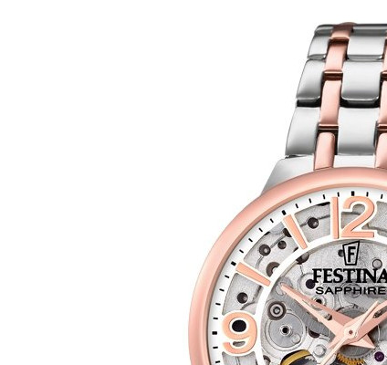 Festina Automatic Skeleton Sapphire F20615/1 - zegarek damski 4