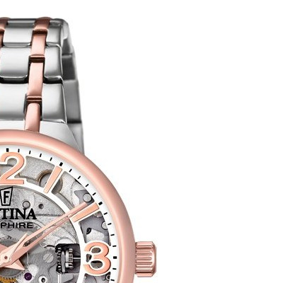 Festina Automatic Skeleton Sapphire F20615/1 - zegarek damski 5