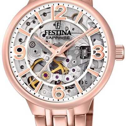 Festina Automatic Skeleton Sapphire F20616/1 - zegarek damski 2