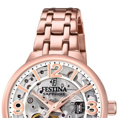 Festina Automatic Skeleton Sapphire F20616/1 - zegarek damski 3