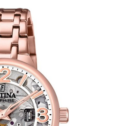 Festina Automatic Skeleton Sapphire F20616/1 - zegarek damski 5