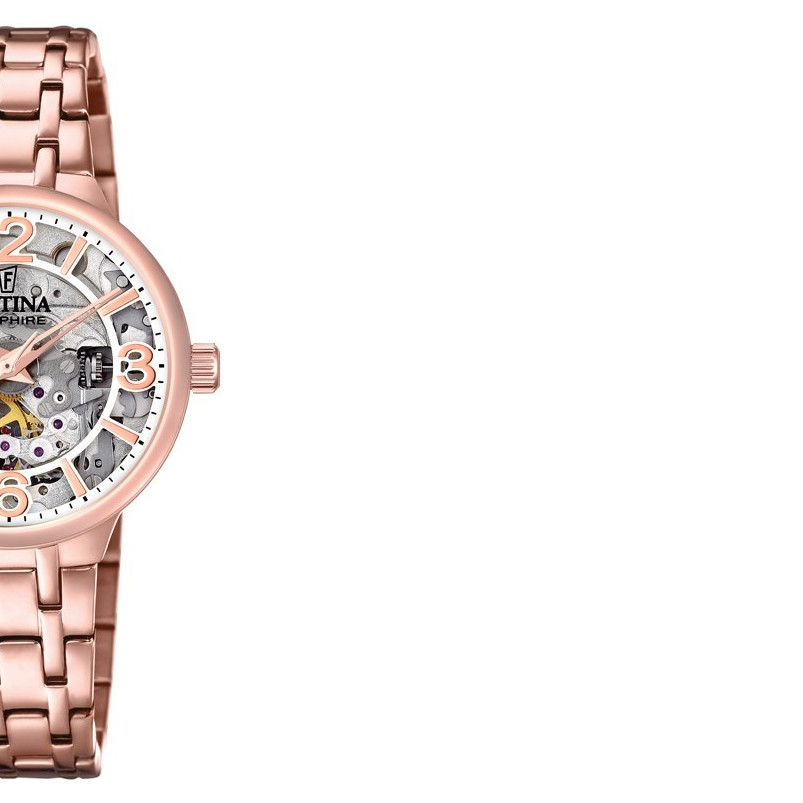 Festina Automatic Skeleton Sapphire F20616/1 - zegarek damski 6