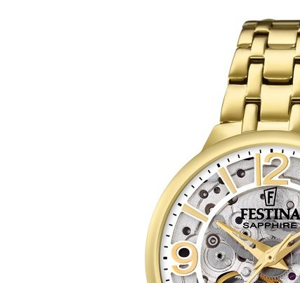 Festina Automatic Skeleton Sapphire F20617/1 - zegarek damski 4