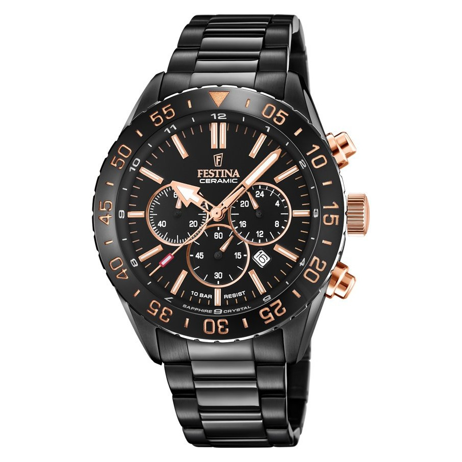 Festina Ceramic Chrono F20577/1 - zegarek męski 1