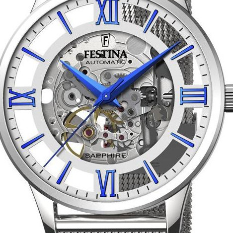 Festina Classic Automatic Skeleton F20534-1 - zegarek męski 2