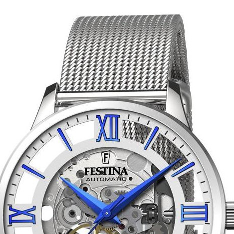 Festina Classic Automatic Skeleton F20534-1 - zegarek męski 3