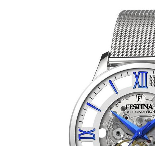 Festina Classic Automatic Skeleton F20534-1 - zegarek męski 4