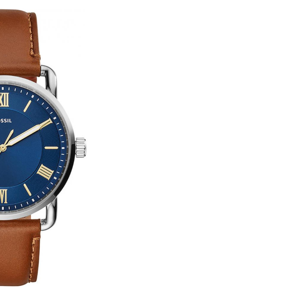 Fossil COPELAND THREE-HAND BROWN LEATHER FS5661 - zegarek męski 6