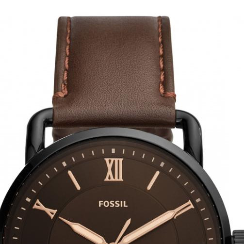 Fossil COPELAND THREE-HAND BROWN LEATHER FS5666 - zegarek męski 3