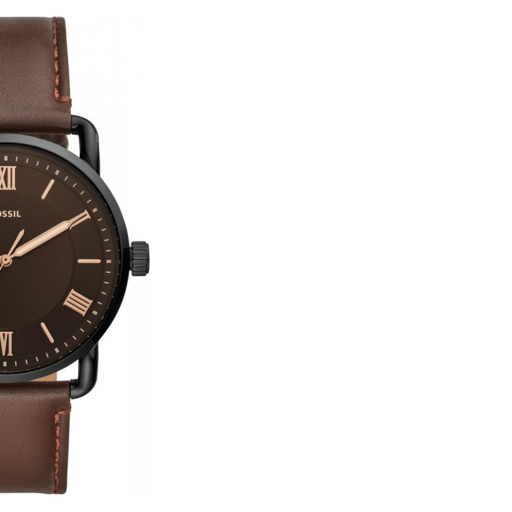 Fossil COPELAND THREE-HAND BROWN LEATHER FS5666 - zegarek męski 6