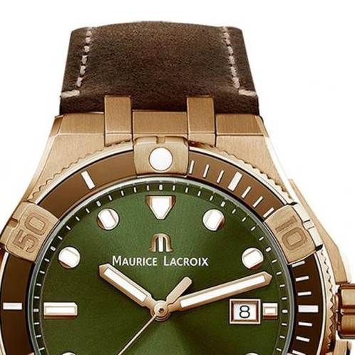 Maurice Lacroix AIKON GENT VENTURER AUTOMATIC BRONZE CERAMIC SET LIMITED EDITION AI6058-BRZ01-630-1 - zegarek męski 3