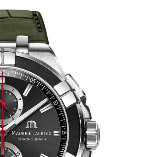 Maurice Lacroix Aikon Gent CHRONOGRAPH QUARTZ STEEL AI1018-PVB21-330-1 - zegarek męski 5