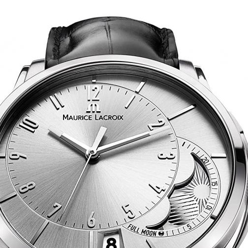 Maurice Lacroix PONTOS GENT DECENTRIQUE MOONPHASE AUTOMATIC STEEL PT6318-SS001-130-1 - zegarek męski 3