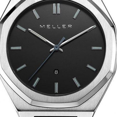 Meller Daren Black Silver 8PN-3.2SILVER - zegarek męski 2