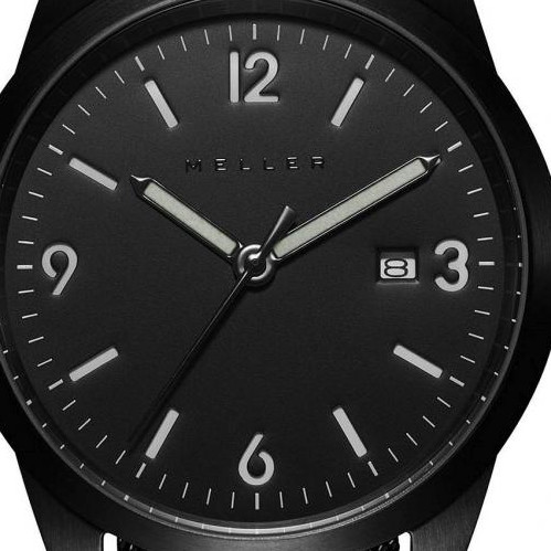 Meller Luwo All Black 10NN-2BLACK - zegarek męski 2
