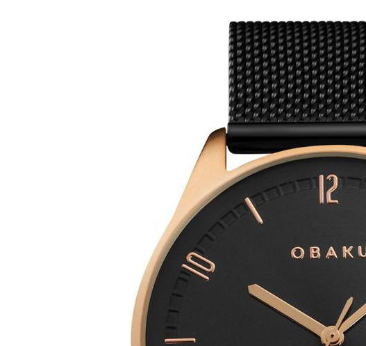 Obaku AGER - NIGHT V235GXVBMB - zegarek męski 4