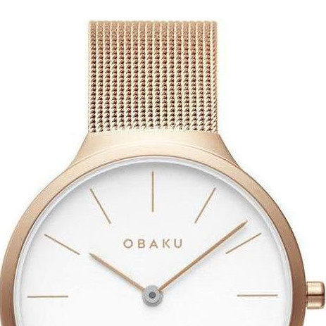 Obaku ARK LILLE - ROSE V240LXVWMV - zegarek damski 3
