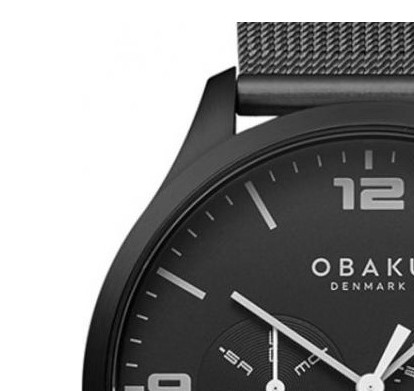 Obaku ASK - CHARCOAL V249GMBBMB - zegarek męski 4