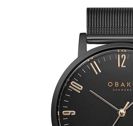 Obaku BRINK - CHARCOAL V248GXBBMB - zegarek męski 4