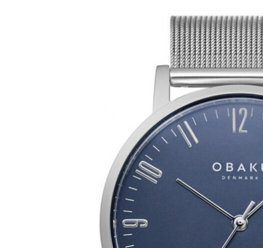 Obaku BRINK - CYAN V248GXCLMC - zegarek męski 4