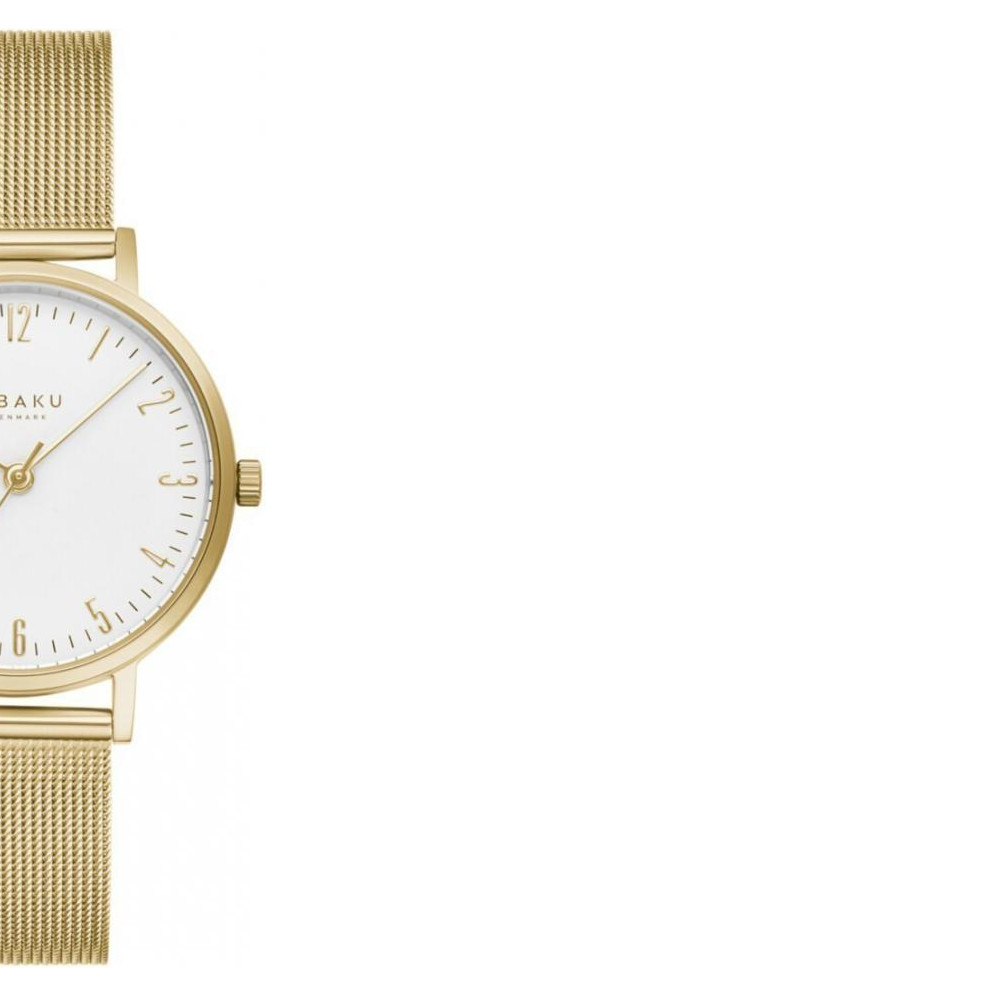 Obaku BRINK LILLE - GOLD V248LXGIMG - zegarek damski 6