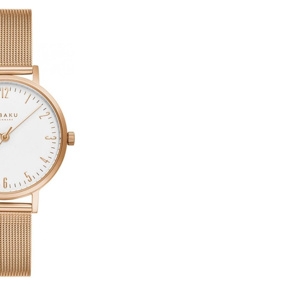 Obaku BRINK LILLE - ROSE V248LXVIMV - zegarek damski 6