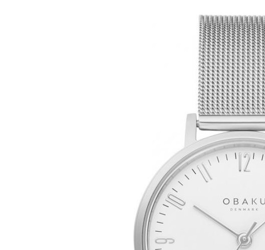 Obaku BRINK LILLE-STEEL V248LXCIMC - zegarek damski 4