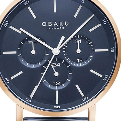 Obaku EGE - OCEAN V246GMVLML - zegarek męski 2