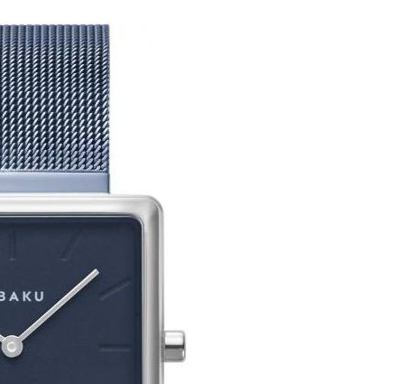 Obaku KVADRAT - ARCTIC V236LXHLML - zegarek damski 5