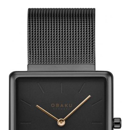 Obaku KVADRAT V236LXBBMB - zegarek damski 3