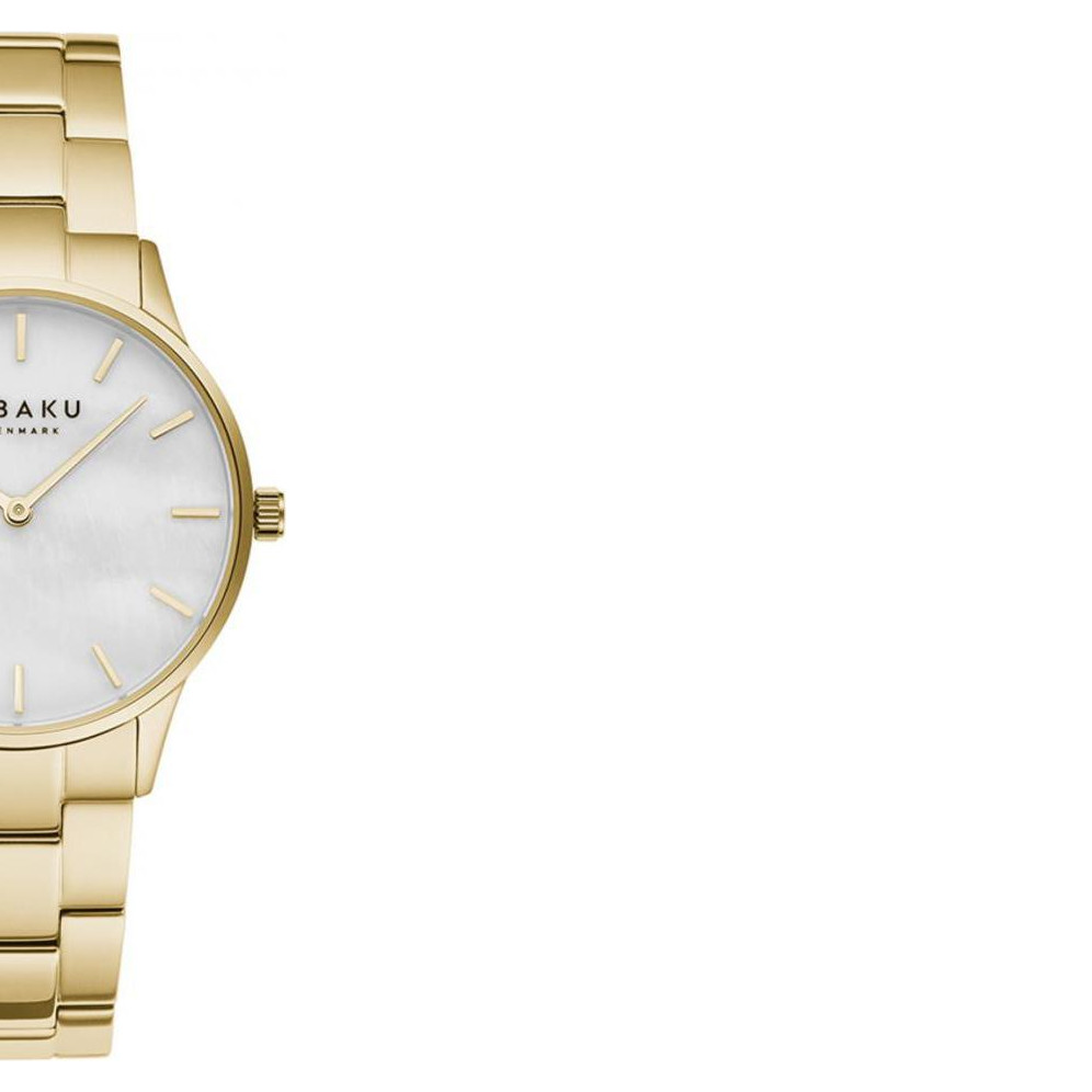 Obaku LYNG LILLE - GOLD V247LXGWSG - zegarek damski 6