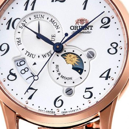 Orient Automatic Sun and Moon RA-AK0001S10B - zegarek męski 2