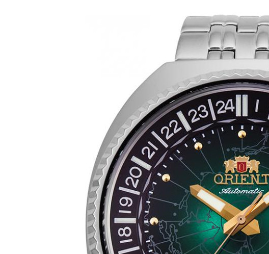 Orient Revival World Map RA-AA0E02E19B - zegarek męski 4