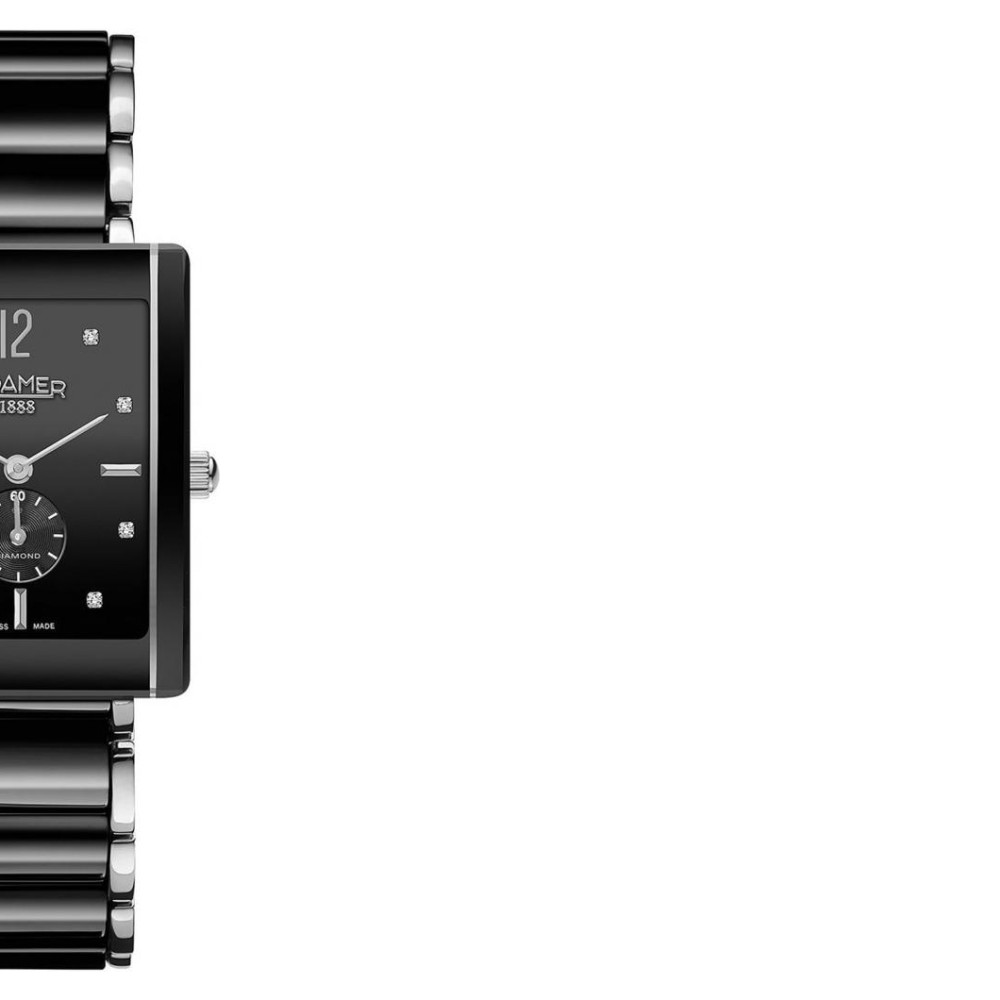 Roamer Ceraline Saphira Square Diamond 690855415960 6