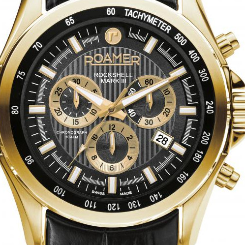 Roamer Rockshell Mark III Chrono 220837 48 55 02 - zegarek męski 2