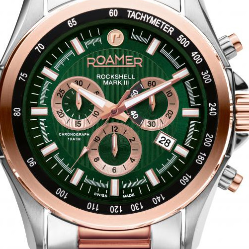 Roamer Rockshell Mark III Chrono 220837 49 75 20 - zegarek męski 2