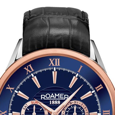 Roamer Superior Moon Phase 508821 47 43 05 - zegarek męski 3