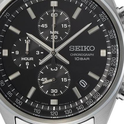 Seiko Chronograph Quartz SSB379P1 - zegarek męski 2
