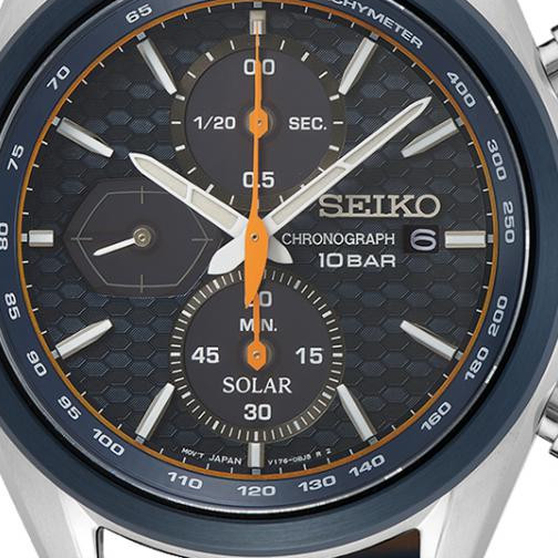Seiko Chronograph Solar SSC775P1 - zegarek męski 2