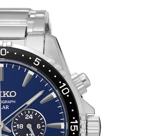 Seiko Solar SSC445P1  zegarek męski 5