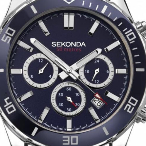 Sekonda Chronograph SEK1709 - zegarek męski 2