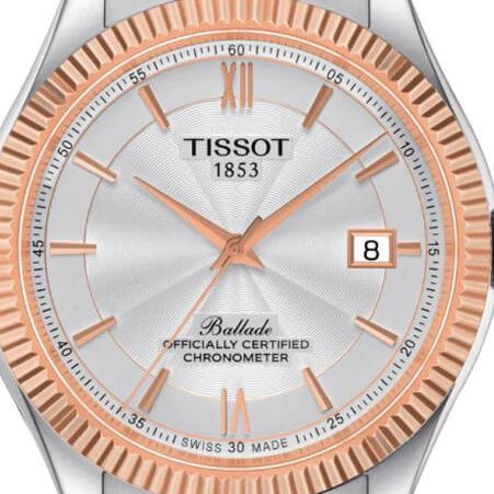 Tissot BALLADE POWERMATIC 80 COSC CHRONOMETER T108.408.22.278.00 - zegarek męski 2