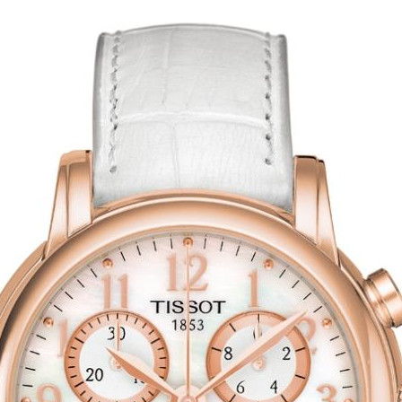 Tissot Chronograph Lady 18K GOLD T906.217.76.112.00 - zegarek damski 3
