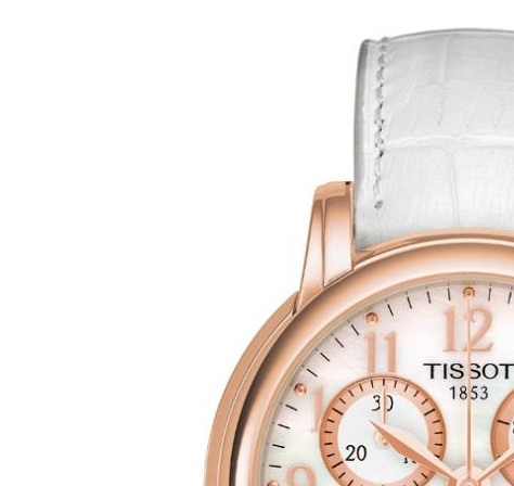 Tissot Chronograph Lady 18K GOLD T906.217.76.112.00 - zegarek damski 4